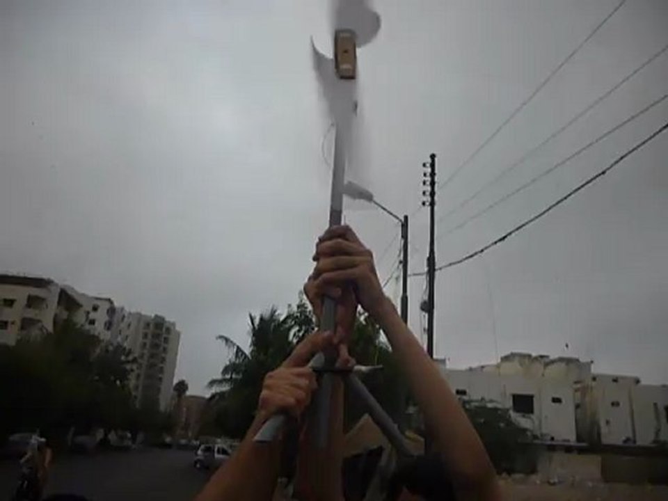 PVC Wind turbine Test