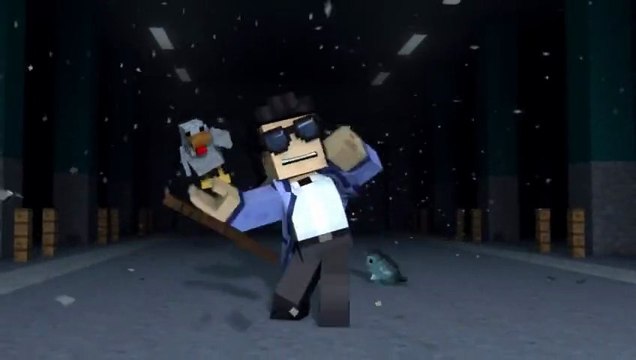 Minecraft Style (parodie de Gangnam Style à la façon Minecraft)