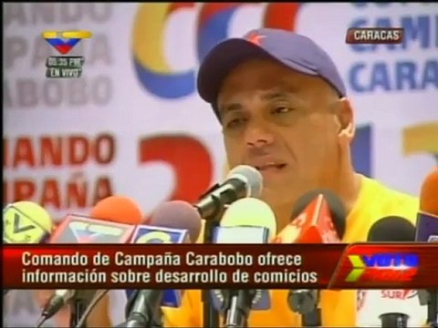 Comando Carabobo pide a rector Díaz que también investigue declaraciones de diputado de la MUD