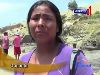 Chimbote Damnificados de incendio se quejan ante falta de carpas