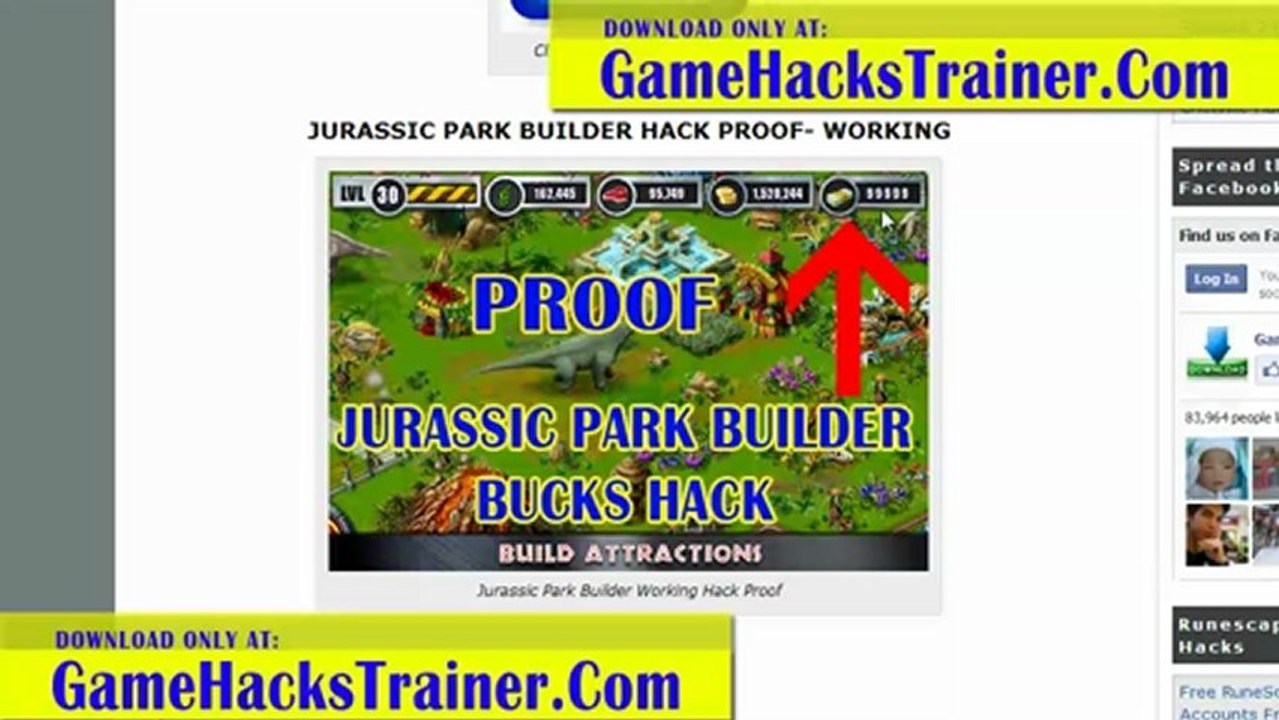 Jurassic Park Builder Cheats for 99999999 Bucks No jailbreak Elite Jurassic Park Builder Cheat Coins