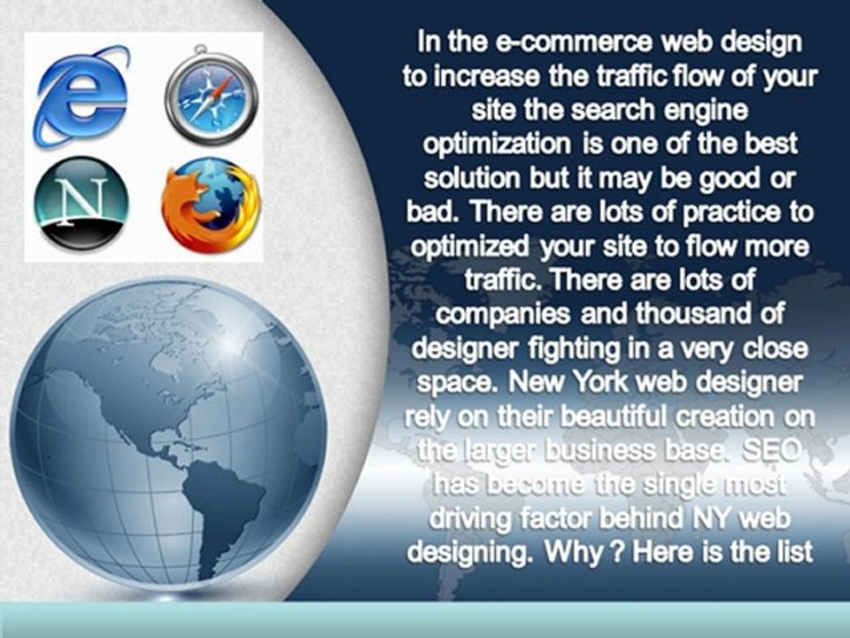 E-commerce Web designing solution