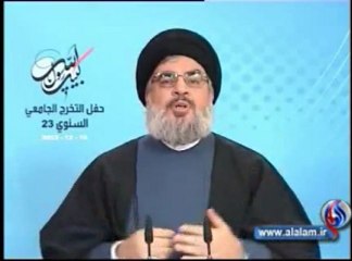 نصر الله يؤكد ان استمرار نزيف الدم السوري من مصلحة الغرب