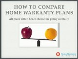 Compare Home Warranties