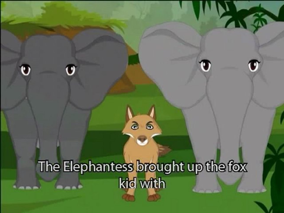 Moral Stories for Kids- The Fox Reared by the Elephant