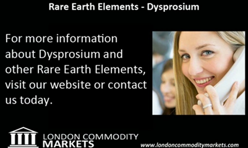 Rare Earth Investments – Dysprosium