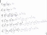 Problemas resueltos de polinomios sumas y restas problema 1