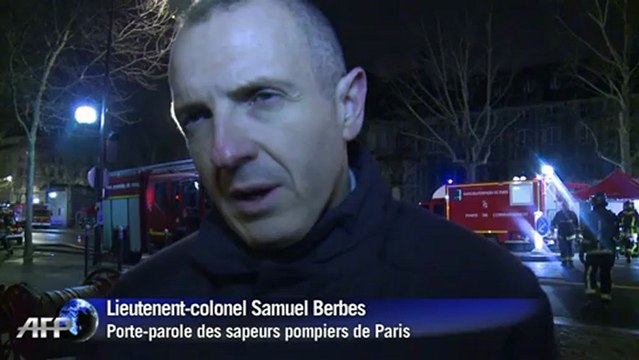 Trois blessés sérieux dans l'incendie d'un immeuble à Paris