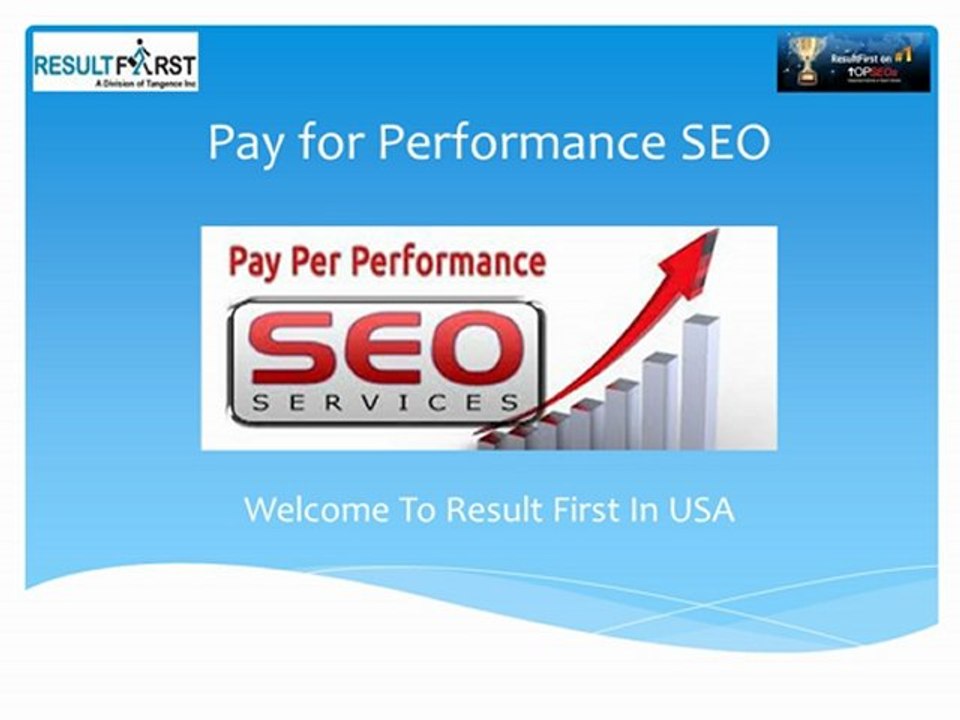 Pay for Performance SEO