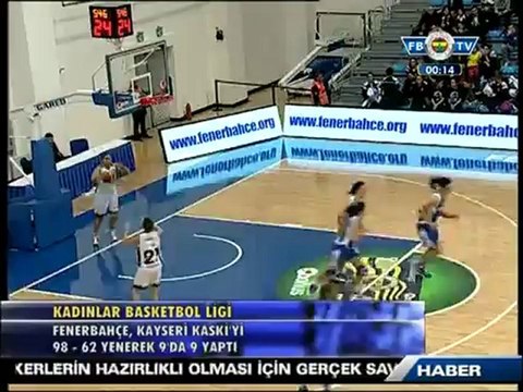 16 Aralık 2012 Fenerbahçe Kayseri Kaski Maçı Özeti