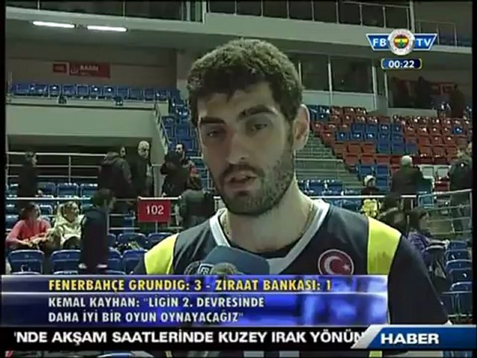 16 Aralık 2012 Fenerbahçe Grundig Ziraat Bankası Maçı Sonu Röportajlar