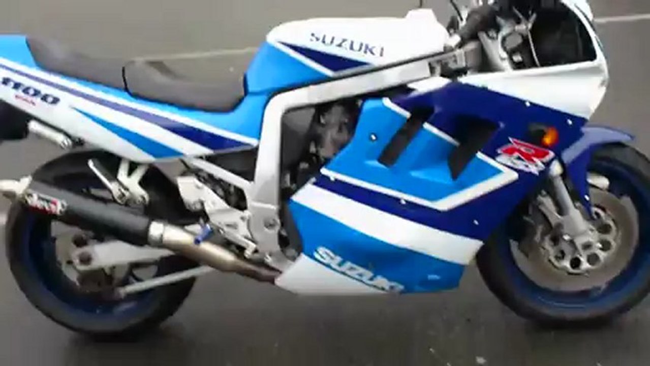 suzuki 1100 gsxr de 1991 avec silencieux Devil avec dbkiller maison
