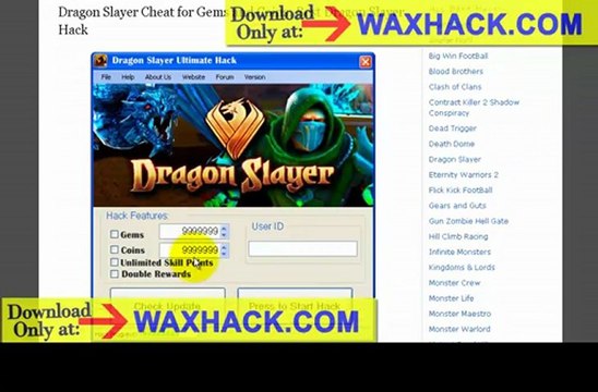 Dragon Slayer Hack get 99999999 Coins - iOs Best Version Dragon Slayer Gems Cheat