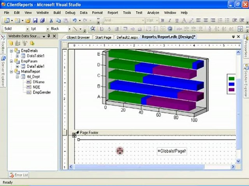 SSRS Client Side Reports - Global Params And Expressions Reports 38 of 43