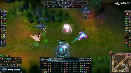 Groupe A IEM Cologne 2012 SK Telecom T1 vs. Fnatic