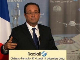 Discours à l'occasion de la visite de l'entreprise RADIALL (Chateau-Renault)