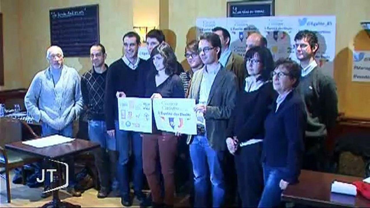 TV Vendée, présentation du collectif citoyen pour l'égalité