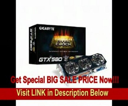 GIGABYTE GeForce GTX 580 1.5GB GDDR5 PCI Express 2.0 2x DVI-I / mini-HDMI SLI Ready Graphics Card, GV-N580SO-15I