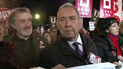 Manifestation à Madrid pour la défense des retraites