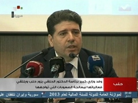 Syrian Prime Minister Visits Aleppo, Promises Millions In Aid