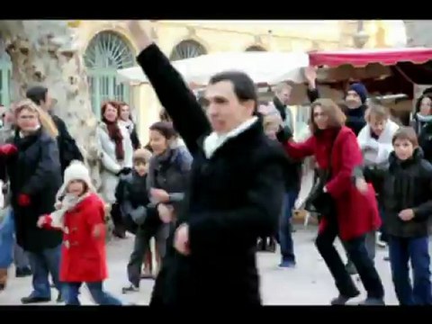 Les étudiants cathos pour un flashmob à Aix