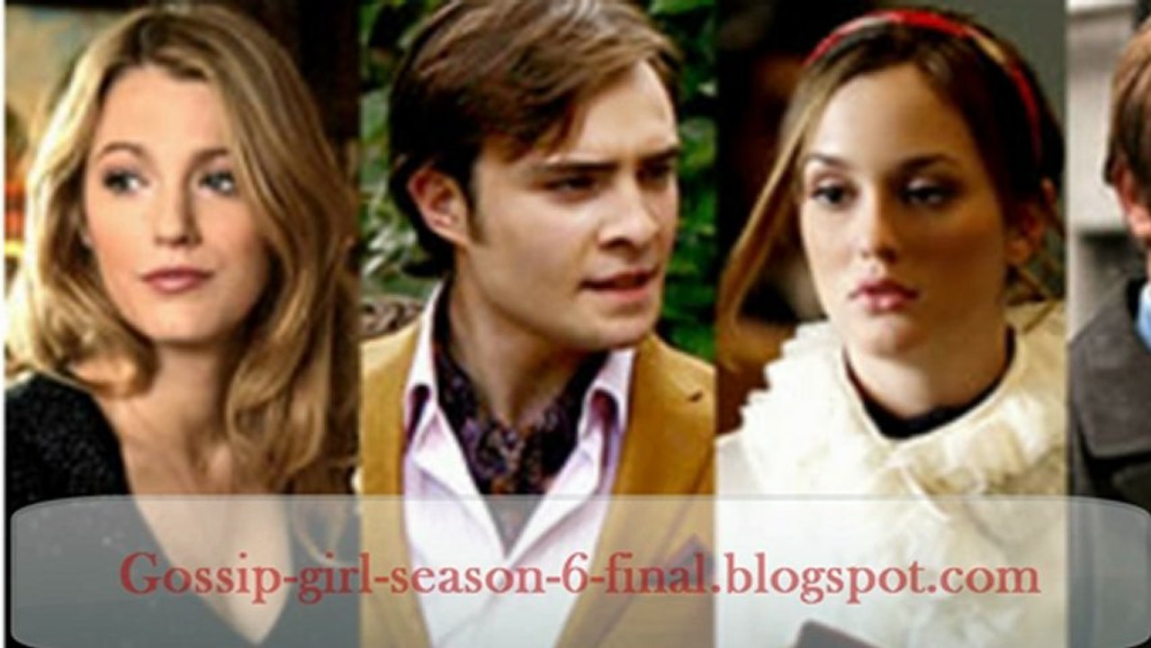 Watch gossip girl season 6 episode 10 online streaming !