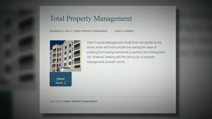 Sydney Property Management Services