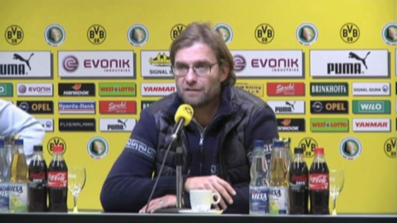 Dfb-pokal: klopp: "versuchen nochmal 100% zu geben"