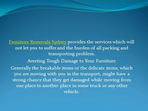 Constructive Benefits of Hiring Professional Furniture Removals