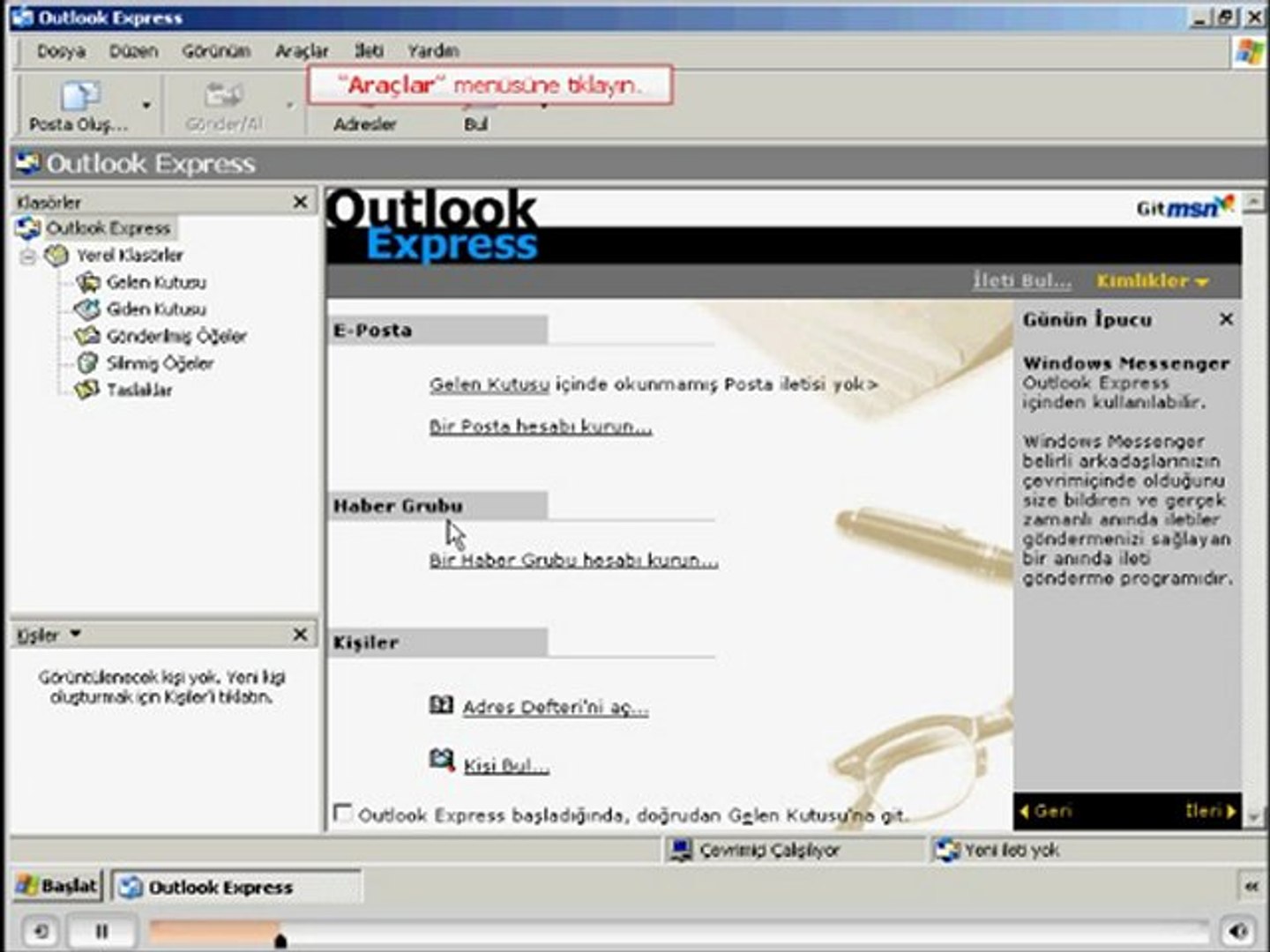 ⁣TTNET Mail Outlook Express ayarları