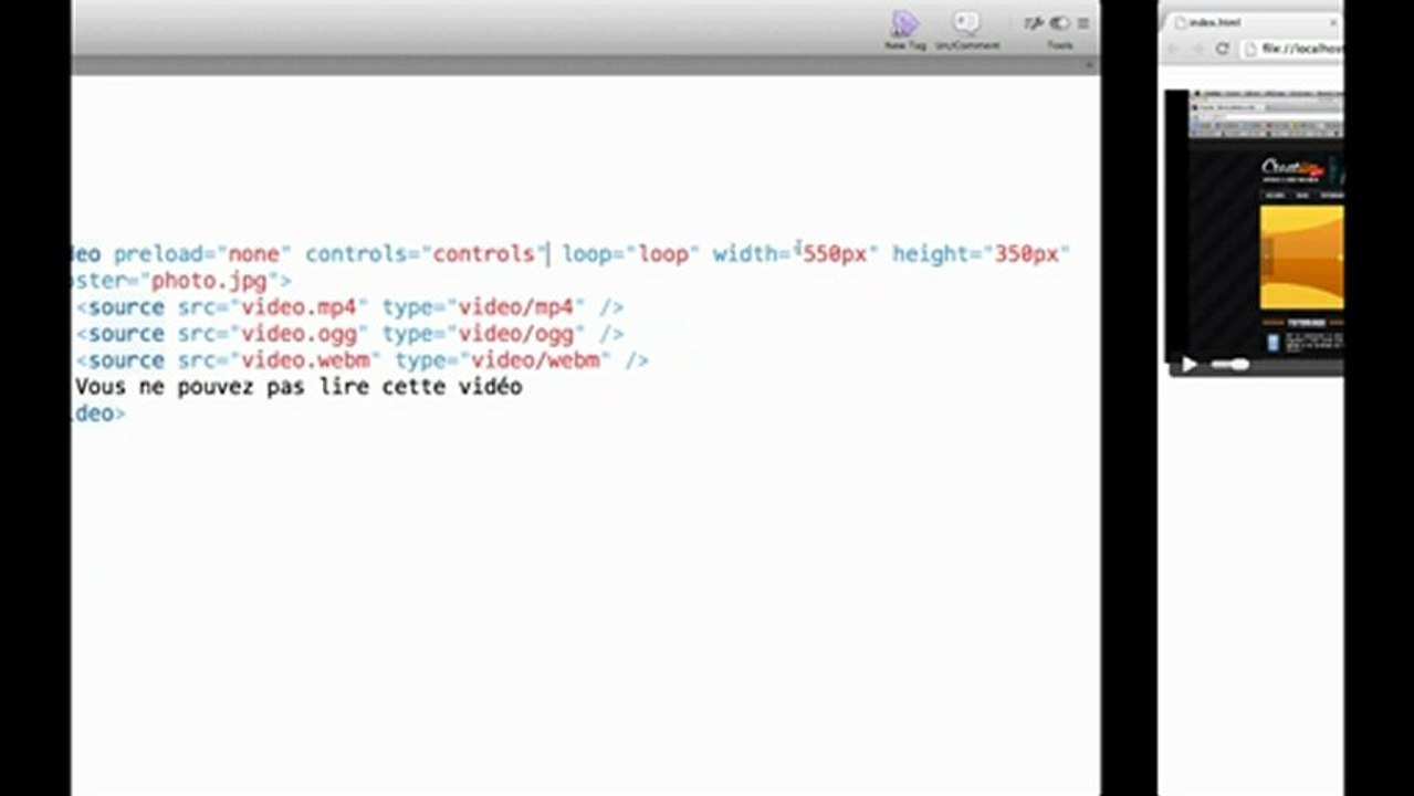 Créatiim - La balise video en HTML 5
