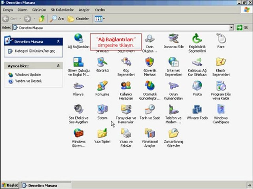 Adsl Yardım, DNS ve ip Ayarları Windows XP