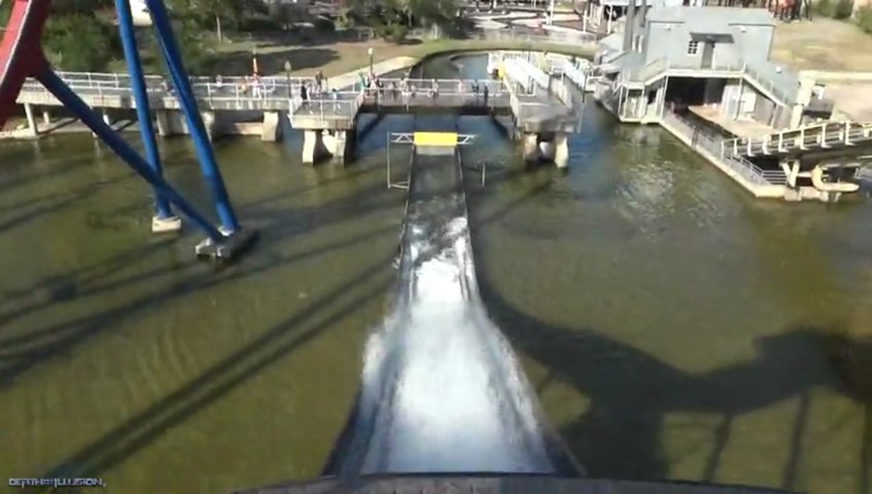 Power Surge On-ride Front Seat (HD POV) Six Flags Fiesta Texas