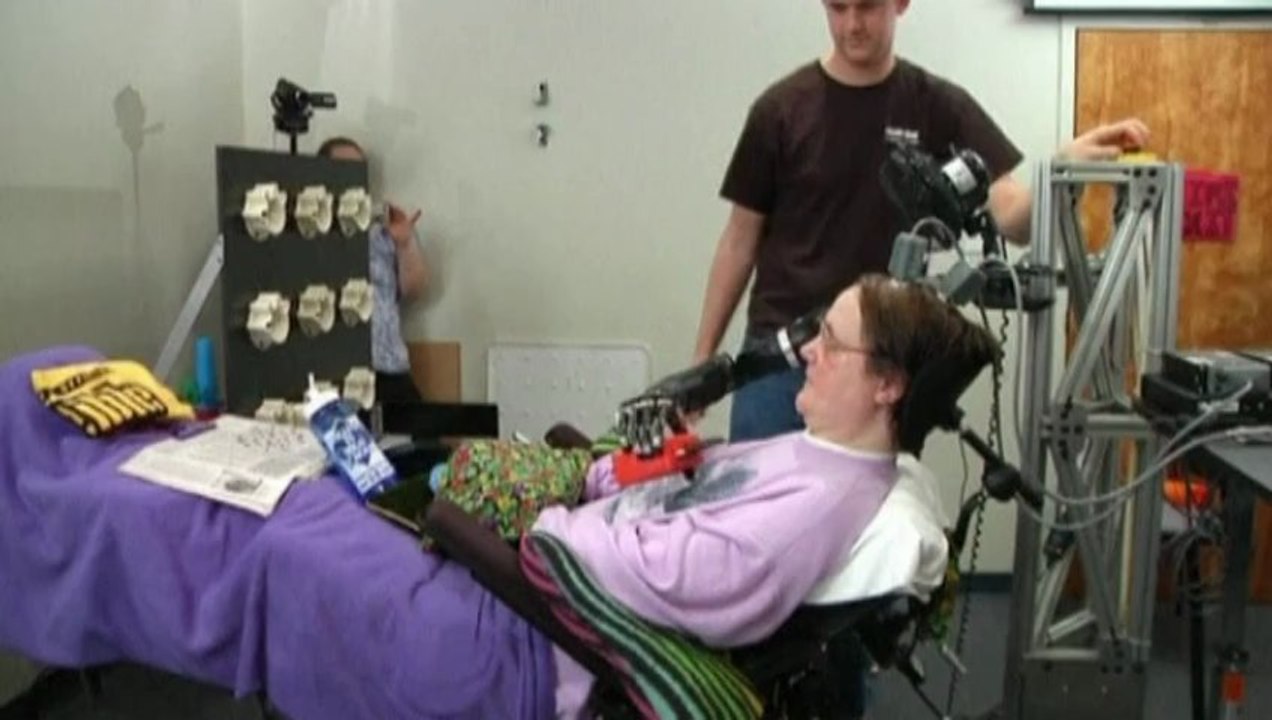 Mind-controlled robotic arm