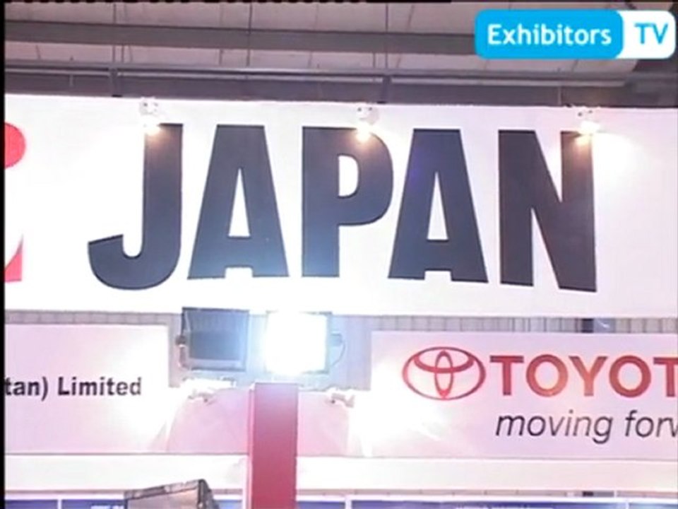 Japan External Trade Organization (JETRO) established "Japan Pavilion" at Expo Pakistan 2012 (Exhibitors TV @ Expo Pakistan 2012)