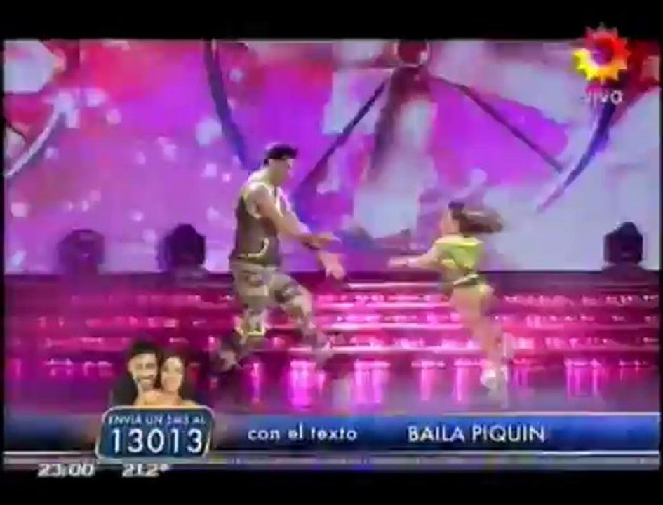 Semifinal Bailando 2012  Florencia Peña Vs Hernan Piquin -  Reggaeton