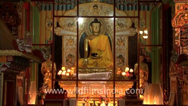 1145.Tibetan Monastery in Bodhgaya.mov