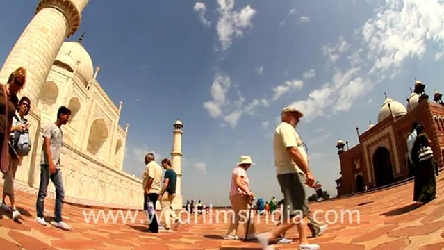 1163.Tajmahal through fish eye lens.mov