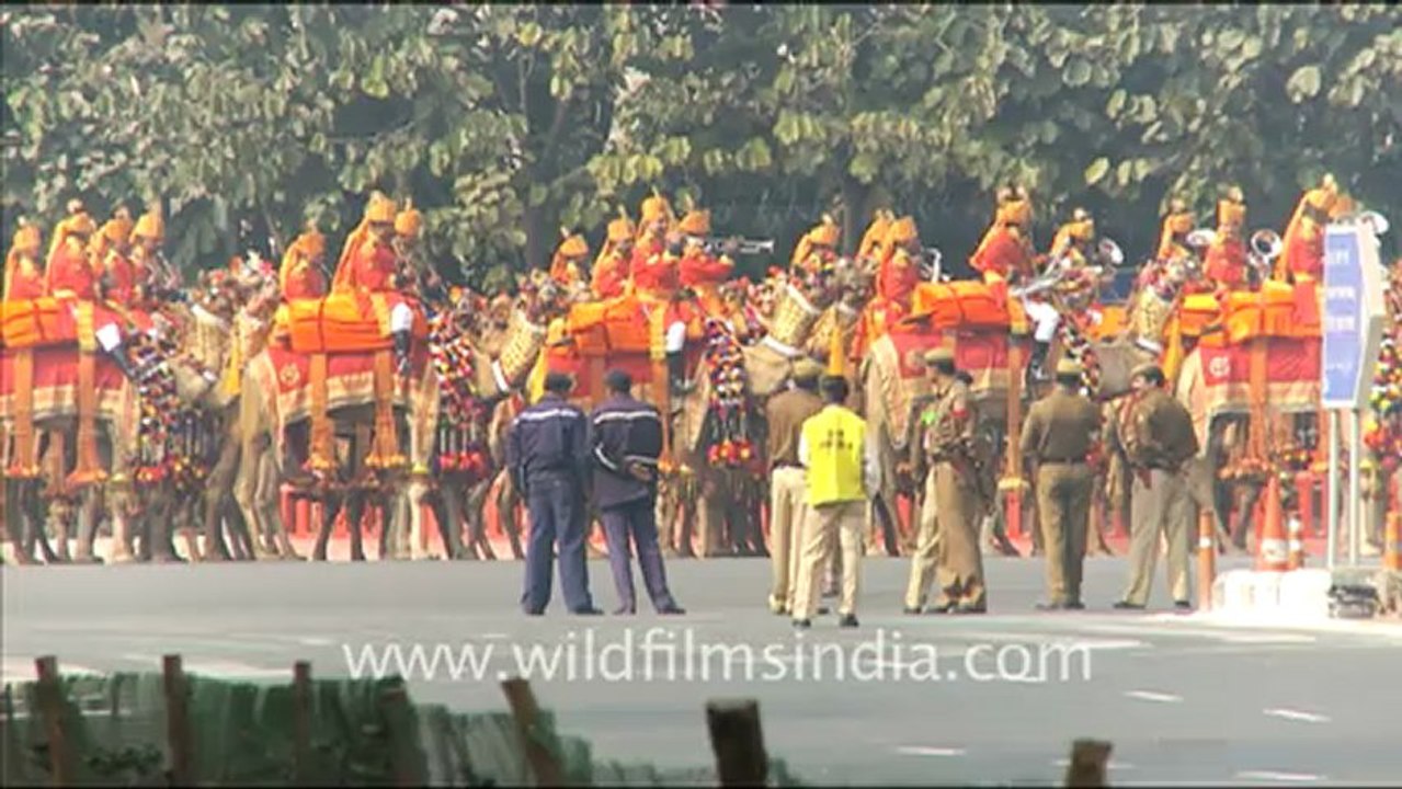 1213.March of Camels, Republic Day Rehearsal 2011.mov