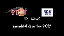 La prolongation VCB / Orchies 14.12.2012