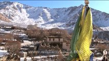 1366.Wintery village in upper Ladakh.mov