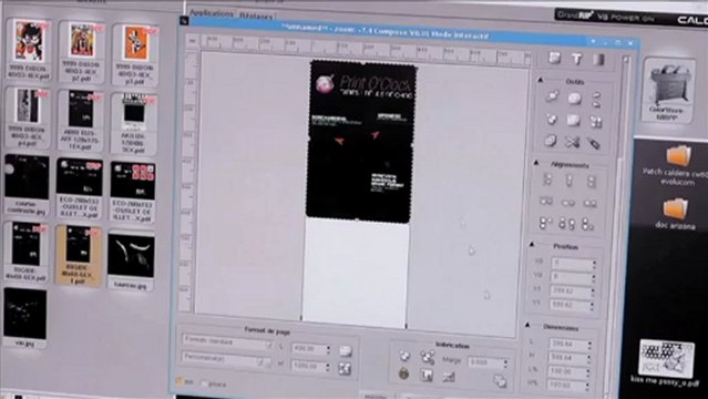 Imprimer des Panneaux Aluminium Dibond.