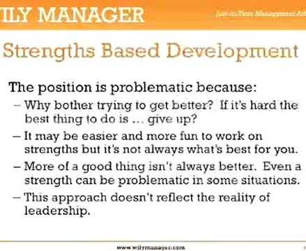 Strengths Based Development - A Step by Step Guide for Busy Managers