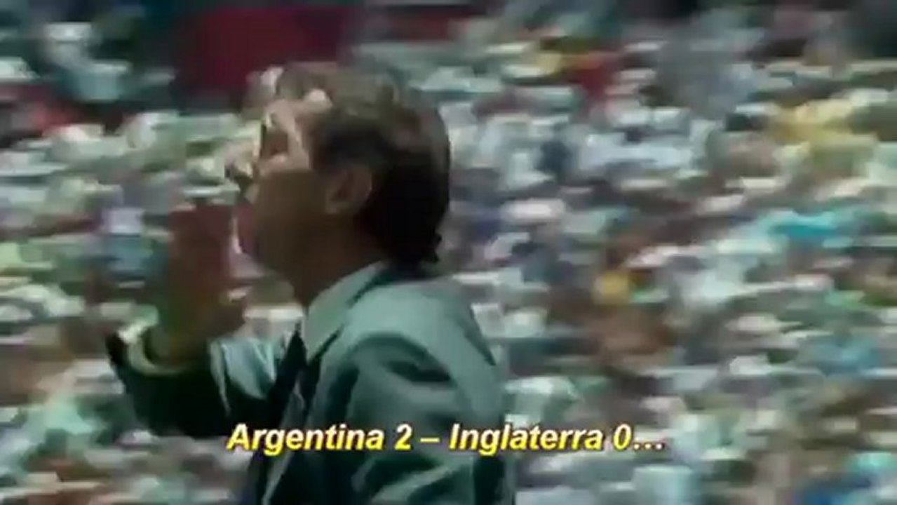 Maradona Goal of the Century - Víctor Hugo Morales commentary - Argentina-England 2-1 1986