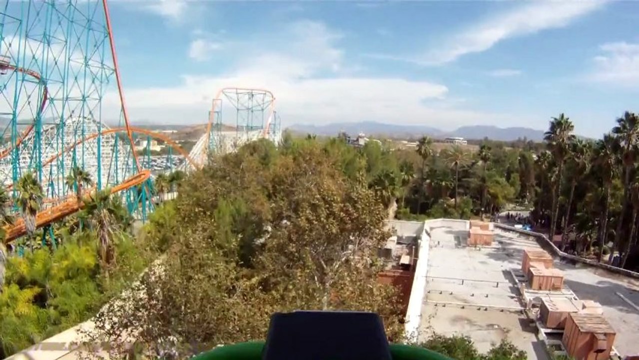 Lex Luthor Drop Of Doom (Complete HD Experience) Six Flags Magic ...