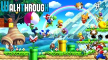Walkthrough New Super Mario Bros U - Nintendo Wii U - Episode 4   gameplay gamepad