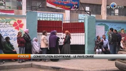 Constitution égyptienne: Le pays divisé