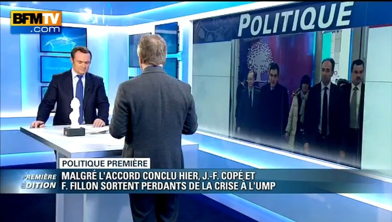 L’accord Copé Fillon conclut hier ne conduira pas forcément à une sortie de crise