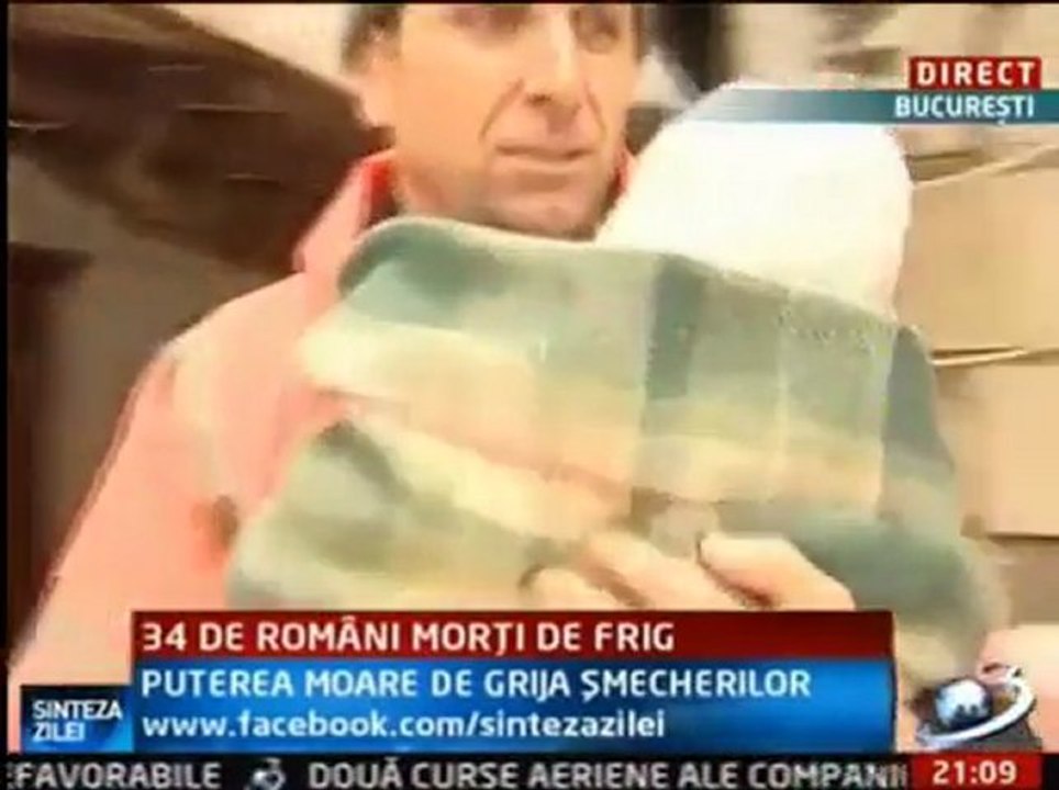 CUM SE MOARE DE FRIG SI DE FOAME IN ROMANIA, IN SARACIE SI FARA AJUTOARE SOCIALE (feb. 2012)