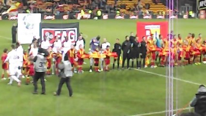 Présentation des joueurs au stade bollert